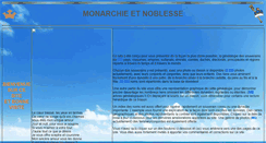 Desktop Screenshot of monarchie-noblesse.net
