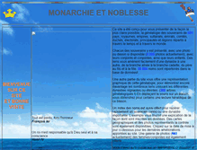 Tablet Screenshot of monarchie-noblesse.net